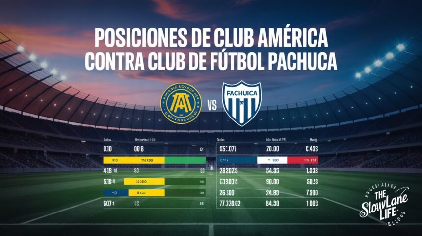 posiciones de club américa contra club de fútbol pachuca