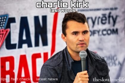 charlie kirk last words